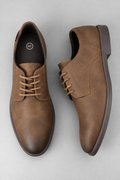 Classic Brown Lace-Up Formal Shoes